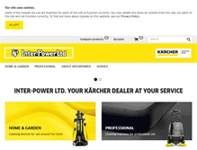 Tablet Screenshot of karcher-interpowermalta.com